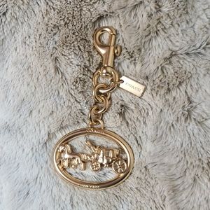 Coach bag charm